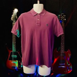 Vtg Rare Vintage Purple Polo by Ralph Lauren Sz. M